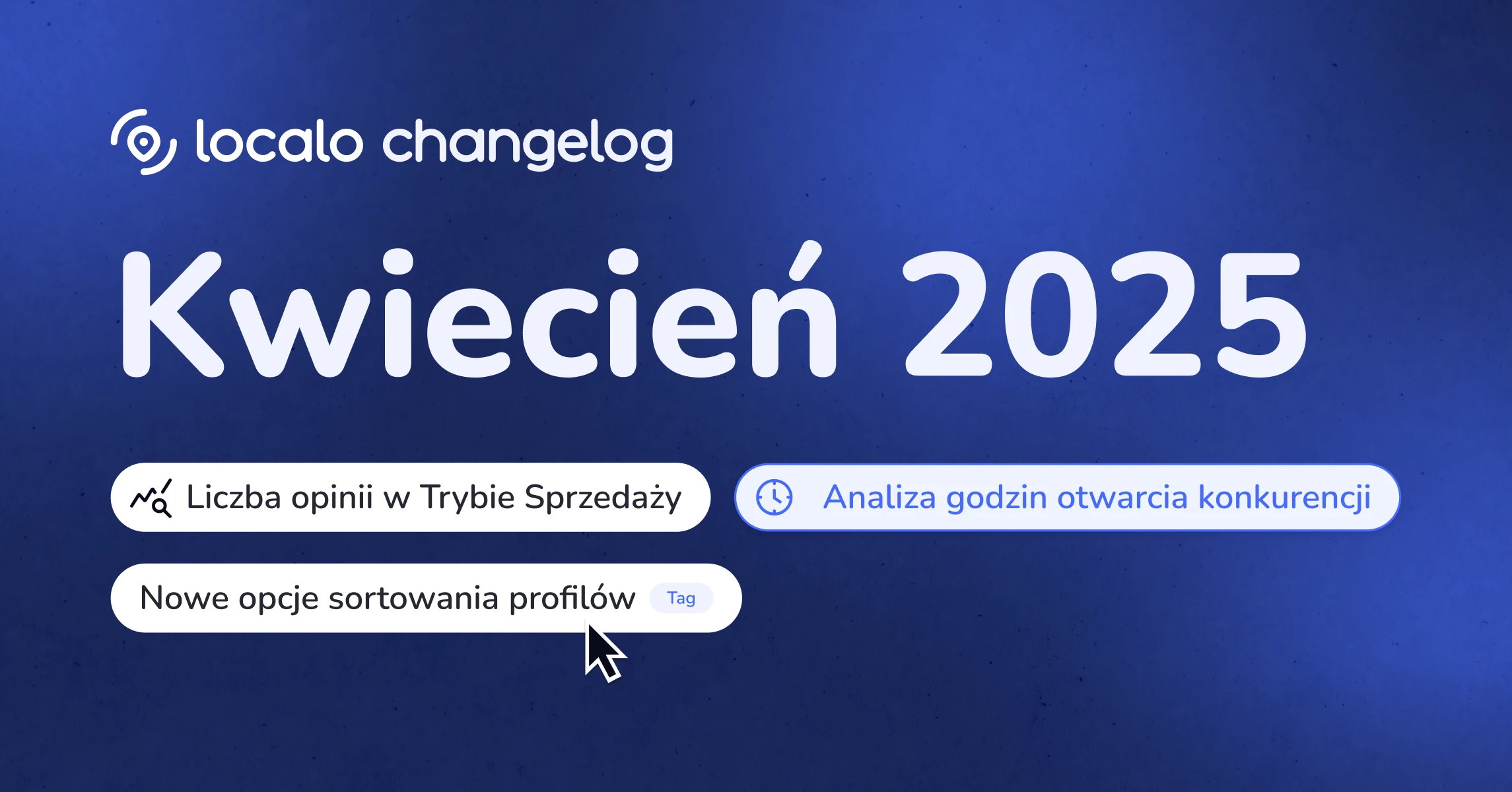 Co nowego w Localo? Kwiecien 2025